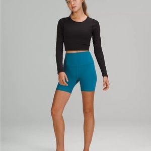 Black lululemon ebb to street long sleeve shirt